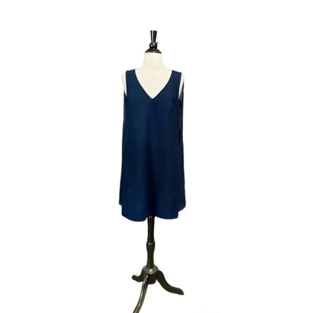 Trina Turk Dress Navy‎ With Cape Size 8